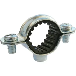 Collier de fixation simple isophonique pour tube cuivre Ø18 mm, lot de 2