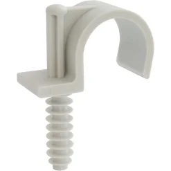 Collier de fixation simple pour tube ou gaine Ø25 mm, lot de 15