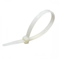 Colliers de fixation en nylon. Blancs. 4,8x300 - 100pces