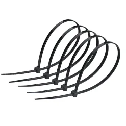 Colliers de serrage colliers de câblage sans halogène 3,6 x 350 mm noirs UV EDO777798 lot de 100 pcs