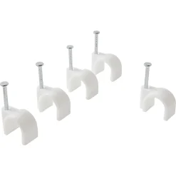 100 colliers de serrage en nylon Diall ø 10 à 11 mm blanc