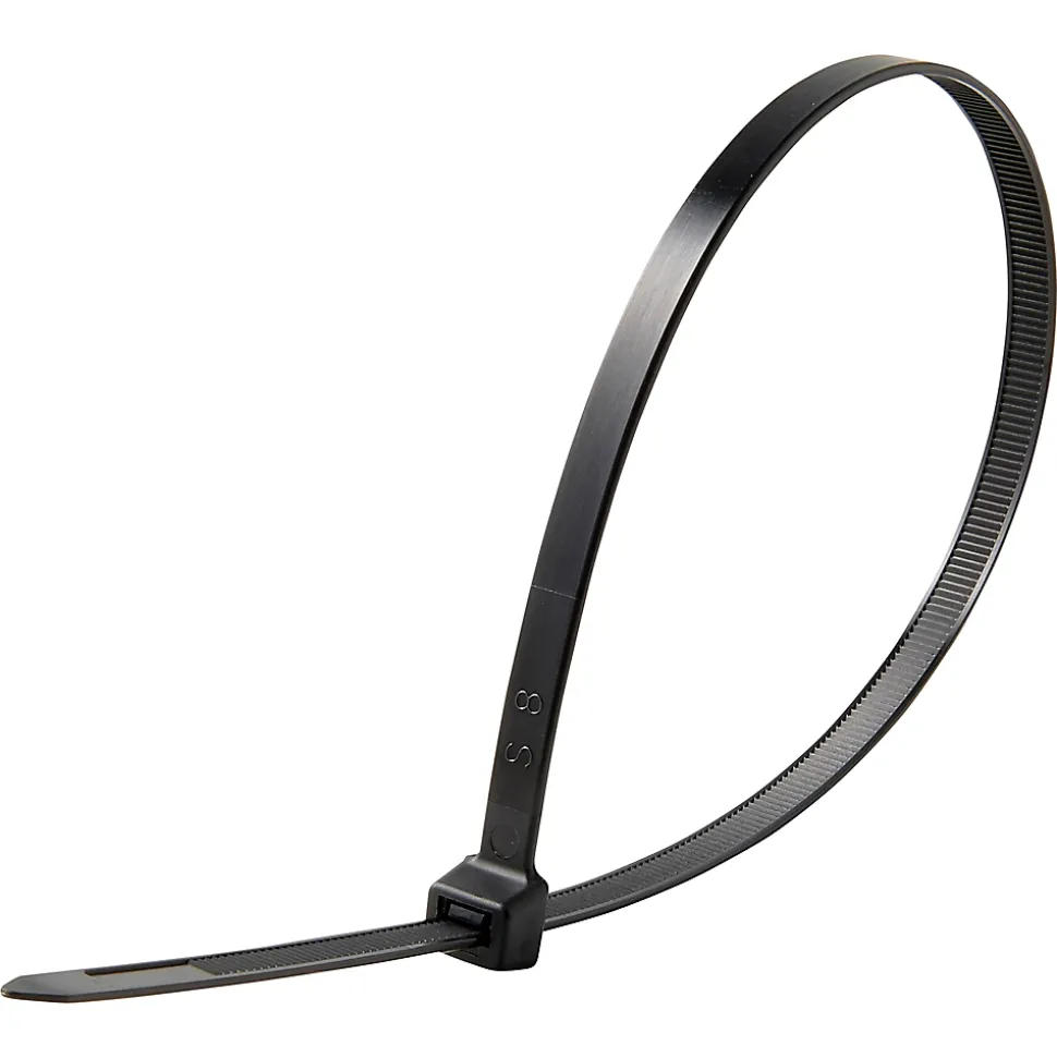 50 colliers de serrage en nylon Diall 7,5 x 400 mm Noir