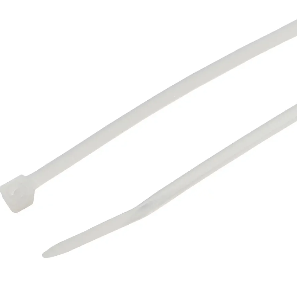 100 colliers de serrage en nylon Diall 2,5 x 100 mm transparent
