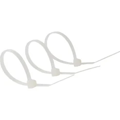 100 colliers de serrage en nylon Diall 2,5 x 100 mm transparent