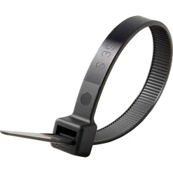 100 colliers de serrage en nylon Diall 9 x 200 mm noir