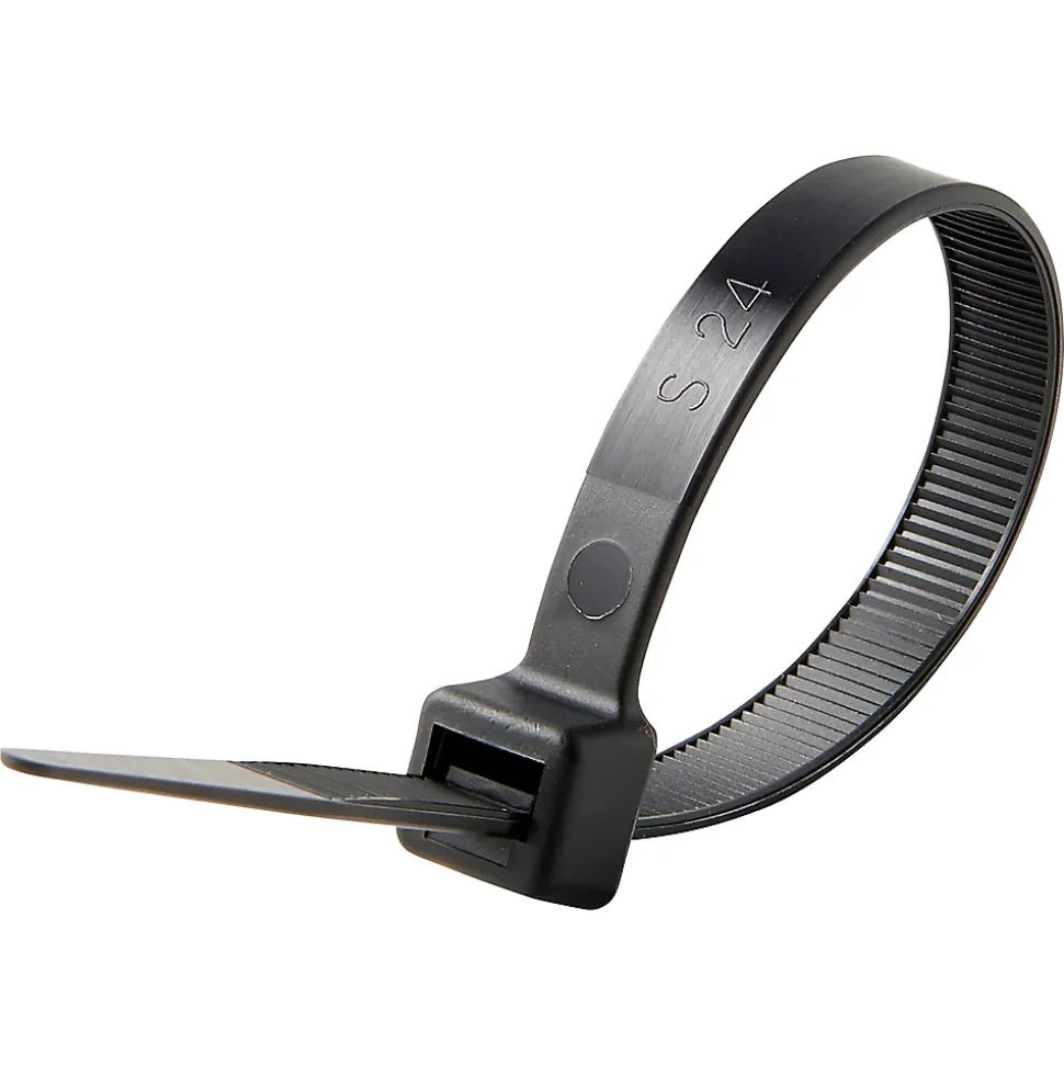 25 colliers de serrage en nylon Diall 9 x 200 mm noir