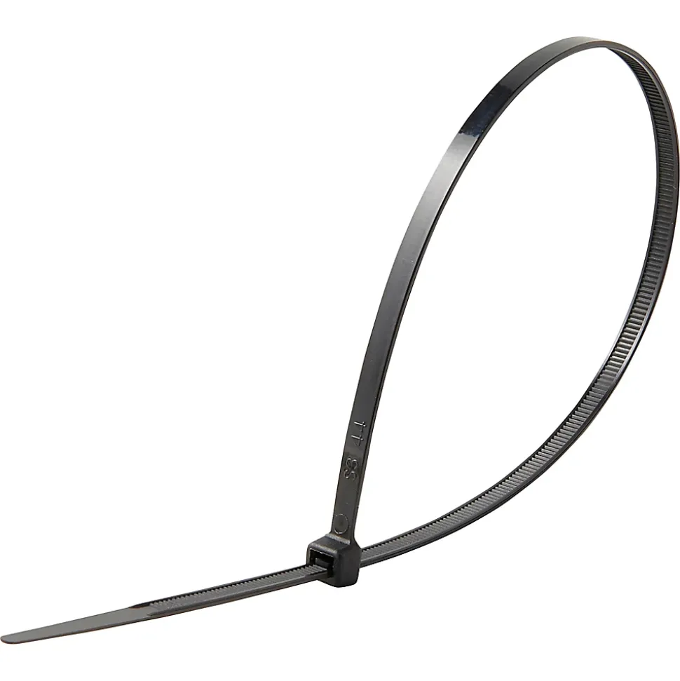 25 colliers de serrage en nylon Diall 9x 300mm noir