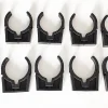 Colliers PVC de fixation à clip pince ouverte PVC 63mm (Lot de 10)