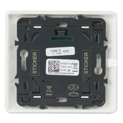 Commande générale sans fil Départ/Arrivée pour installation connectée Céliane with Netatmo blanc