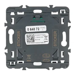 Commande générale sans fil Départ/Arrivée pour installation connectée Céliane with Netatmo titane