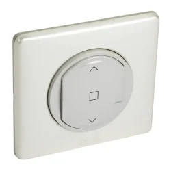 Commande sans fil pour interrupteur filaire de volet roulant connecté Céliane with Netatmo titane