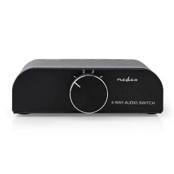 Commutateur audio 4 Ports Entrées 3x RCA NEDIS