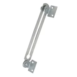 2 compas coulisseaux avec arrêt relevable L. 200 mm