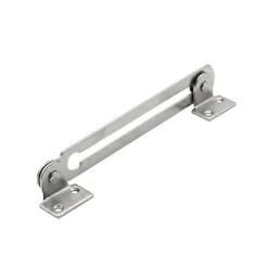 2 compas coulisseaux avec arrêt relevable L. 200 mm