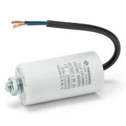 Condensateur de démarrage pour moteurs électriques, 450V, capacité : 30 microfarad, avec câble de 15cm