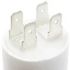 Condensateur de démarrage pour moteurs électriques, 450V, capacité : 12 microfarad, 4 broches / M8