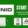Condensateur de démarrage pour moteurs électriques, 450V, capacité : 35 microfarad, 4 broches / M8
