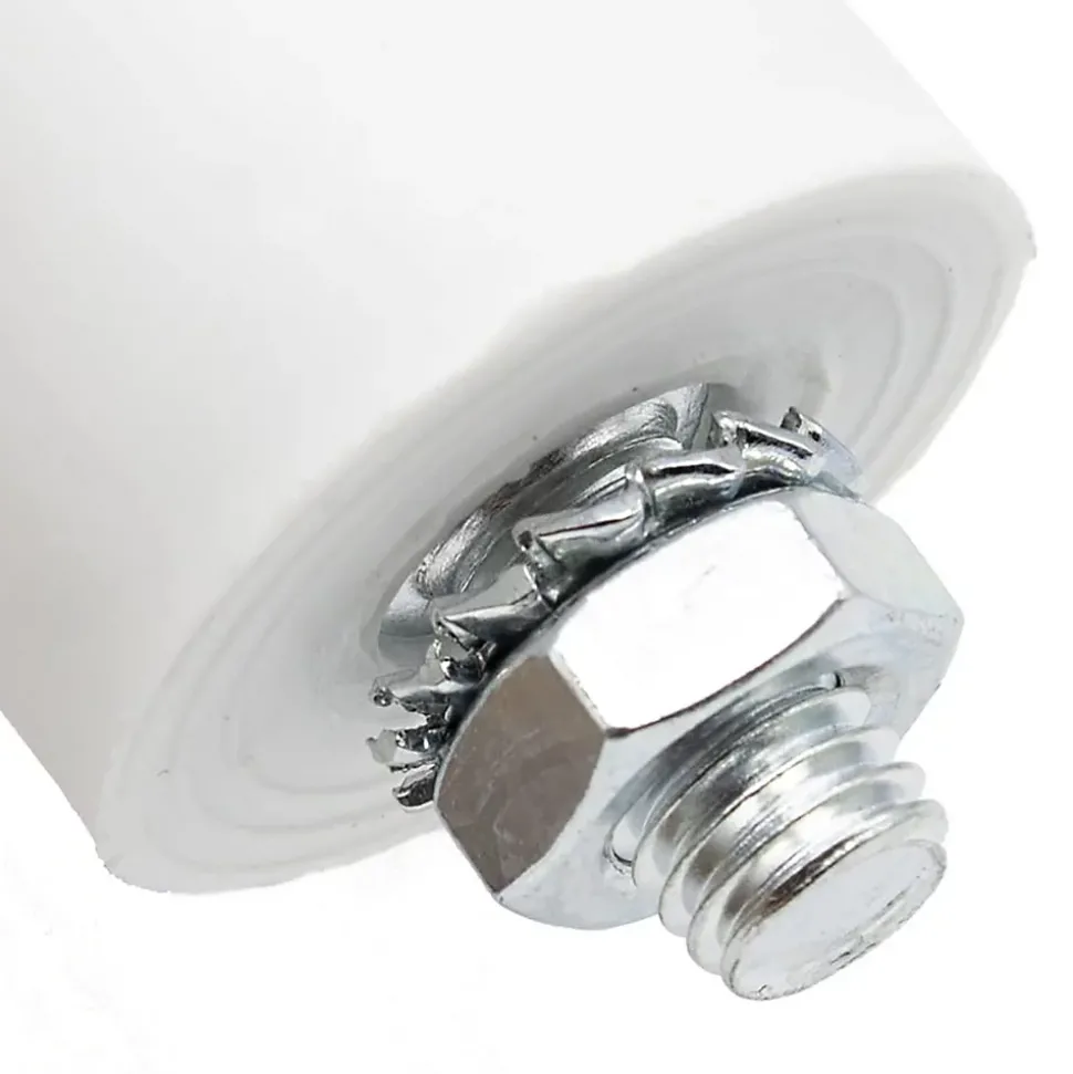 Condensateur de démarrage pour moteurs électriques, 450V, capacité : 50 microfarad, 4 broches / M8