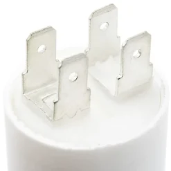 Condensateur de démarrage pour moteurs électriques, 450V, capacité : 6 microfarad, 4 broches / M8