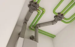 Conduit isolé - Longueur : 1.00 m - Diamètre : 180