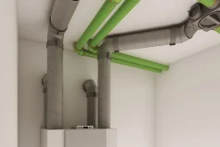 Conduit isolé - Longueur : 1.00 m - Diamètre : 180