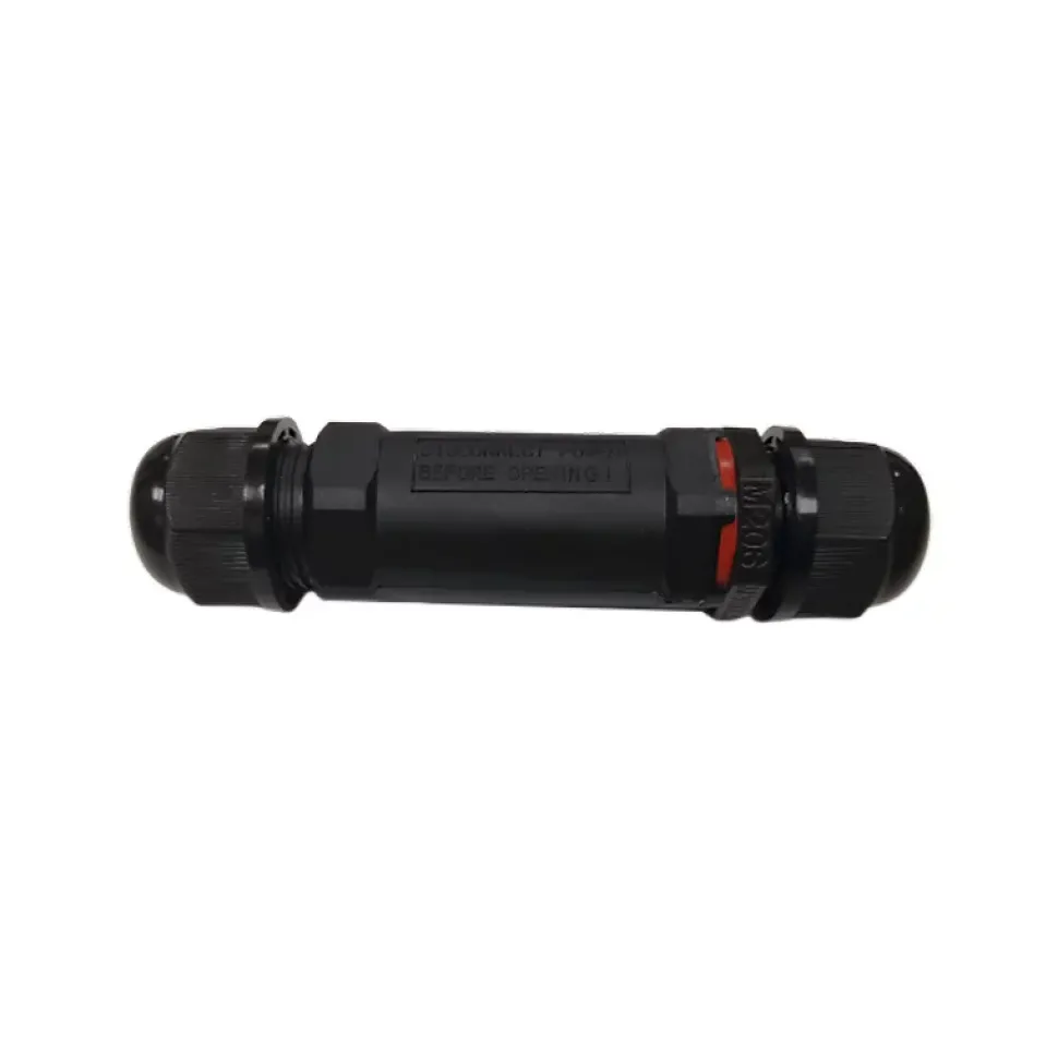 Connecteur linéaire étanche IP68 NOIR - SILAMP