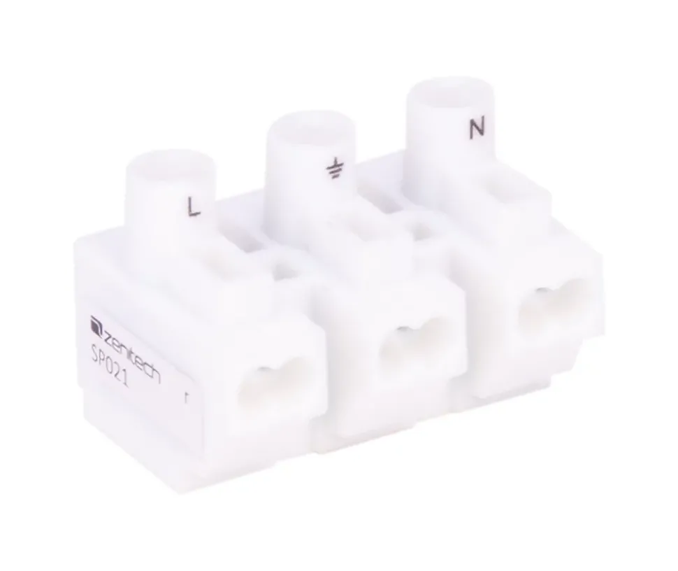 Connectique de luminaire / domino 3 pôles - Zenitech
