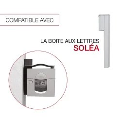 Console murale à visser Soléa Blanc mat 9010M