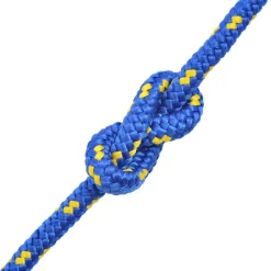 Corde de bateau Polypropylène 10 mm 250 m Bleu