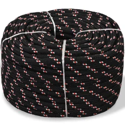 Corde de bateau Polypropylène 18 mm 50 m Noir