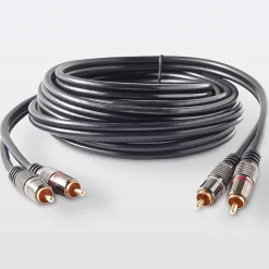 Cordon audio 2RCA Mâle / Mâle Blyss Or, 3 m