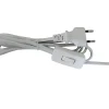 Cordon de lampe avec interrupteur blanc Diall 2m