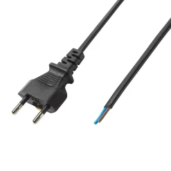 Cordon de lampe avec interrupteur noir Diall 2m