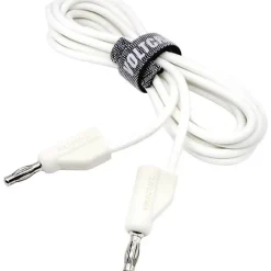Cordon de mesure ultra-flexible 4 mm banane mâle - 10 A, accessoire de mesure pour électricien, garantie 3 ans.
