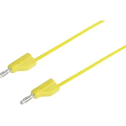 Cordon de mesure ultra-flexible 4 mm banane mâle - 10 A, accessoire de mesure pour électricien, garantie 3 ans.