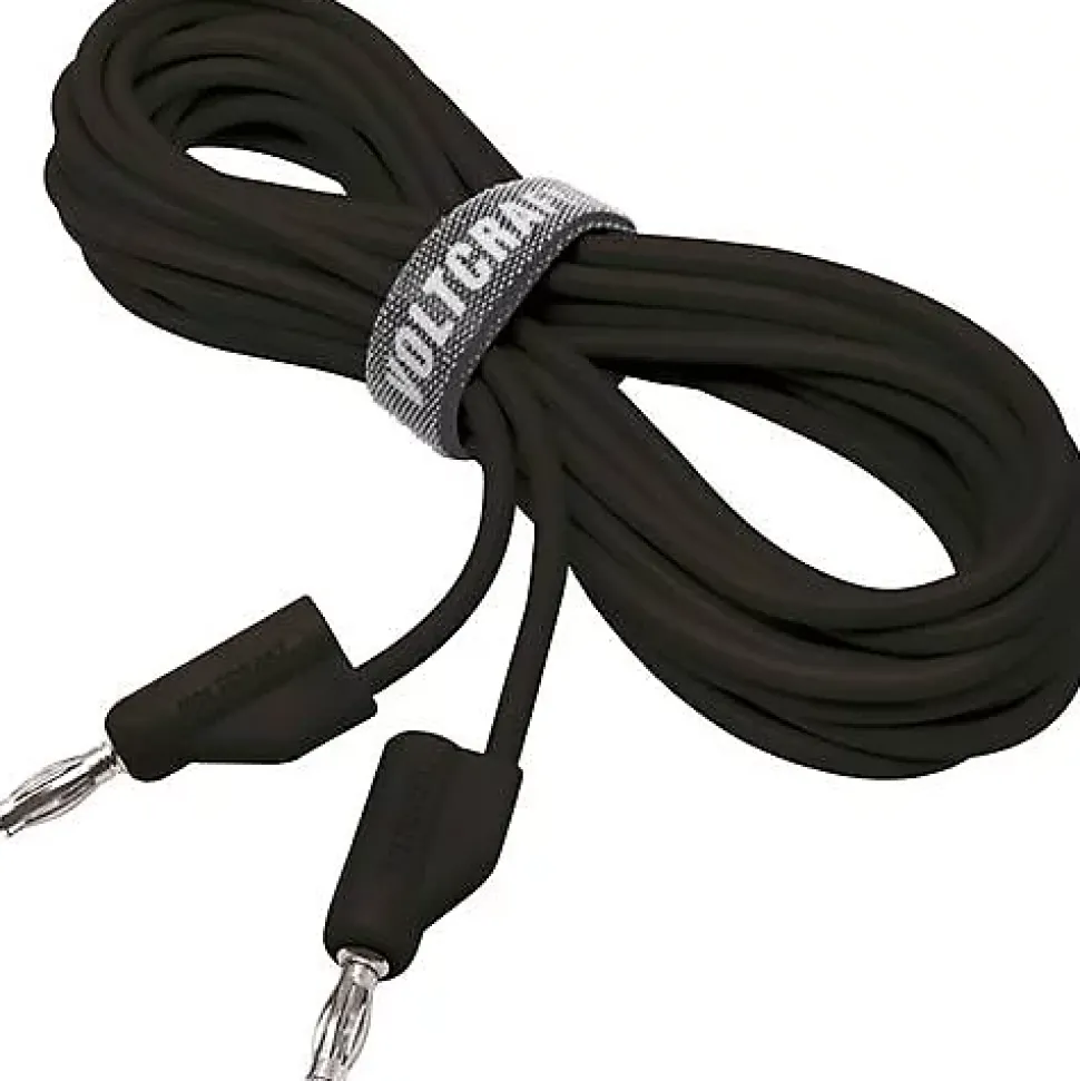 Cordon de mesure ultra-flexible 4 mm banane mâle - 10 A, accessoire de mesure pour électricien, garantie 3 ans.