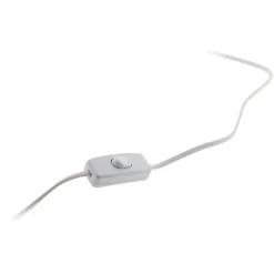 Cordon + interrupteur luminaire 1,5m - Blanc - Zenitech