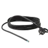 Cordon pour appareil avec mise à la terre Diall H05VVF 3G1.5mm² 16A 3m noir