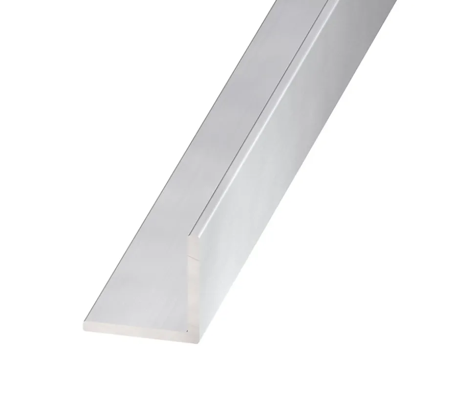 Cornière aluminium anodisé 10 x 10 x 1 mm, 2,50 m