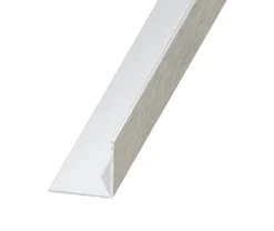 Cornière aluminium brossé 30 x 30 mm, 1 m