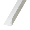 Cornière aluminium brossé 20 x 10 mm, 2,5 m