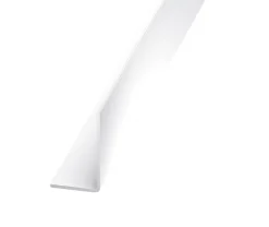Cornière inégale PVC blanc 15 x 25 mm, 1 m