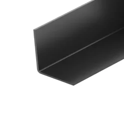 Cornière PVC anthracite 20 x 20mm, L. 2,6 m CQFD