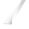Cornière PVC blanc 25 x 25 mm, 2,5 m