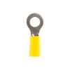 10 cosses rondes diamètre 6mm - Jaune - Zenitech