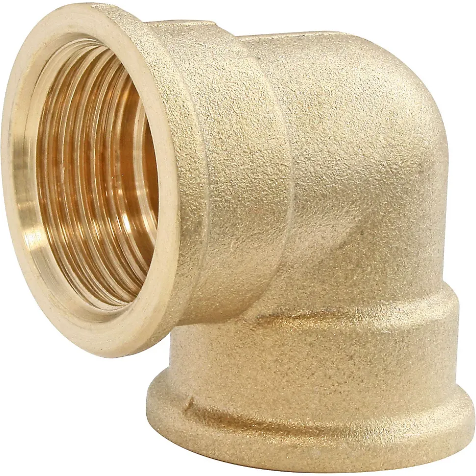 Coude laiton double Femelle 26/34 (1")