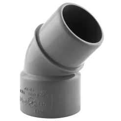 Coude pvc mâle femelle Fitt 45° ø40 mm