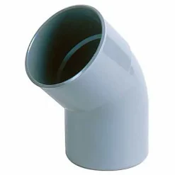 Coude pvc mâle femelle Fitt45° ø125 mm Fitt