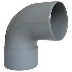 Coude PVC évacuation 87° mâle/femelle Ø100 Fitt