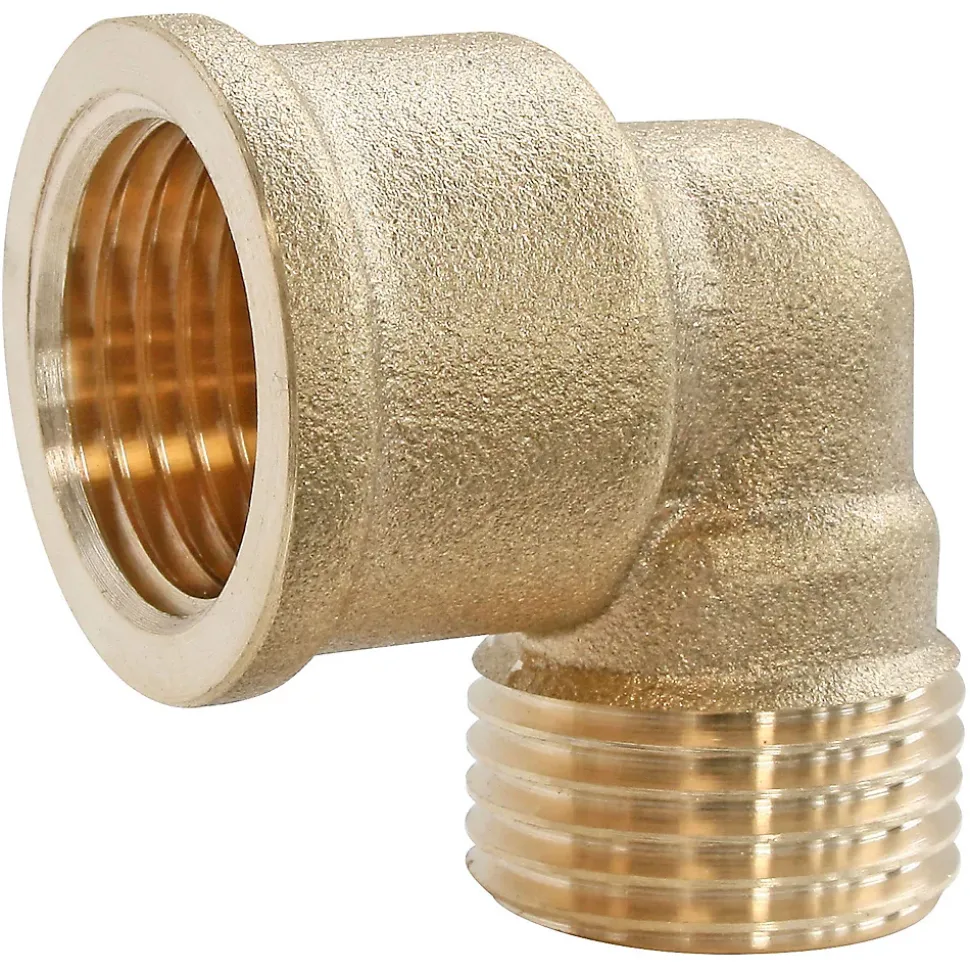 Coudé laiton femelle 20/27 (3/4") mâle 20/27 (3/4")